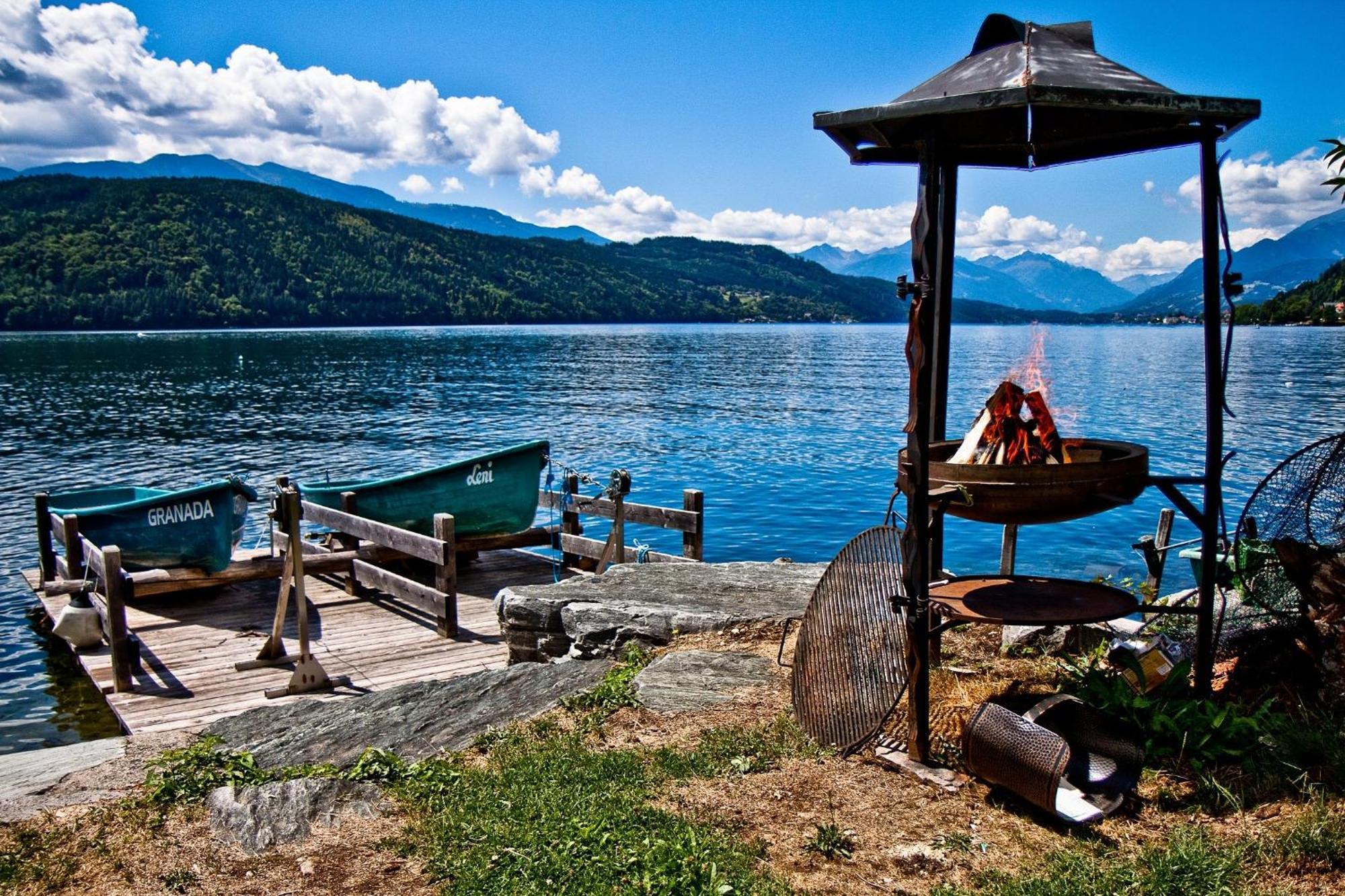 Ferienwohnungen Fischerhaus - Direkt Am See ミルシュタット エクステリア 写真